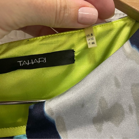 Tahari watercolor dress - Picture 6 of 7